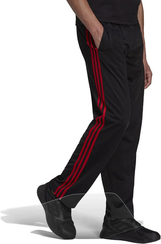 Adidas Mens Essentials Fleece Open Hem 3-Stripes Pants