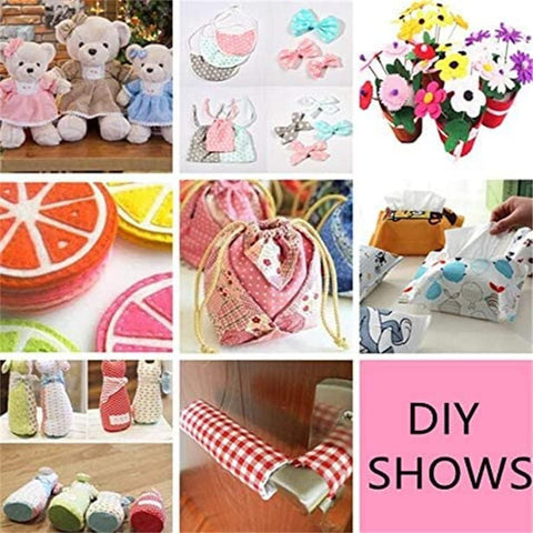 Cotton Fabric DIY Making Supplies Quilting Patchwork Fabric Fat Quarter Bundles DIY for Quilting Cotton Patchwork Cushions (8pcs Small Flowers Square, 9.8" x 9.8")
