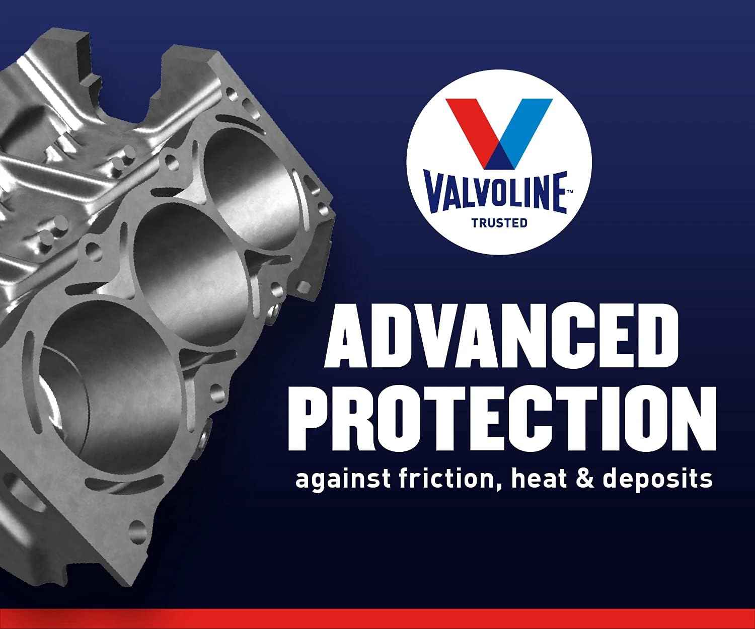 Valvoline Advanced Protection 0W-8 Full Synthetic Motor Oil 1 Quart, Pack of 6