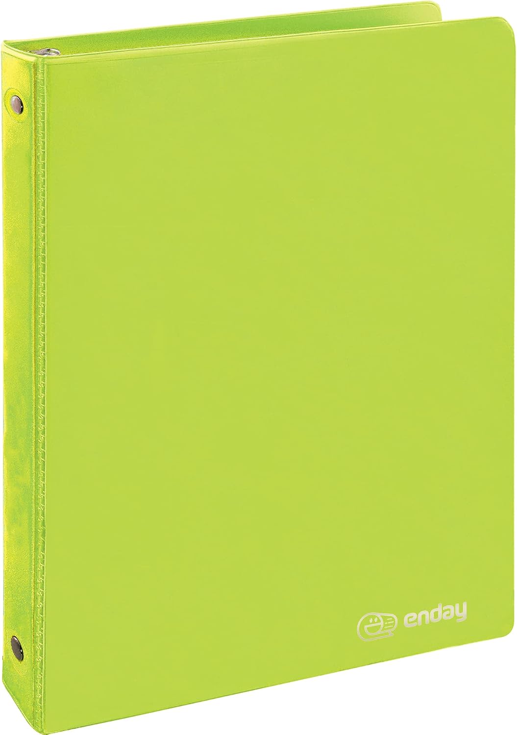 Enday 1/2 Inch Binder, Green 3 Ring Binder, 0.5 Inch Heavy Duty Three Ring Binder, 100 Sheets Capacity - for Home School and Office