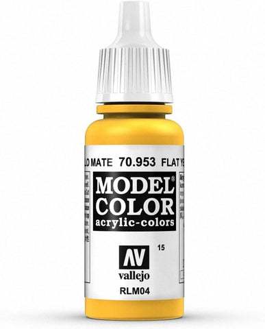 Vallejo Acrylic Paint, Flat Yellow
