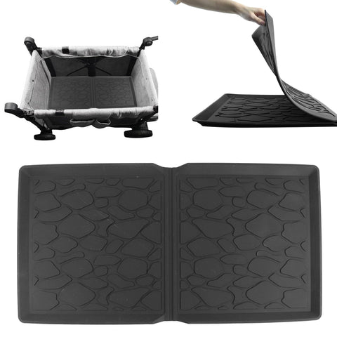 mumisuto All Weather Mat Wagon W4 Accessory, Compatible with Wonderfold Wagon W4 Made from TPE to Protect Wagon from Sand, Dirt, and Water(W2)