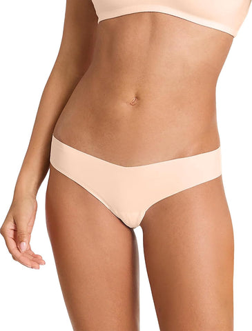 commando - Classic Solid Thong (3-pack) | Seamless No Show Thong | Comfortable, Lay-Flat Edges | Machine Washable
