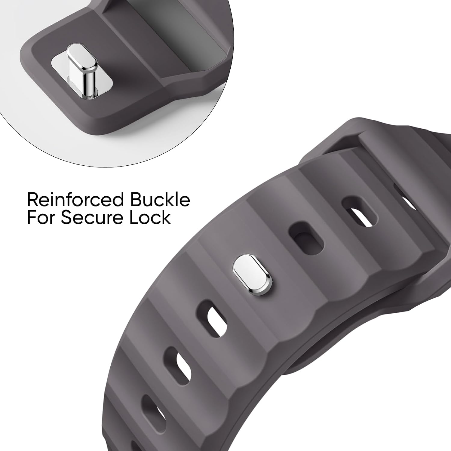 Sport Bands 6-Pack Compatible with Apple Watch Ultra 3/2 Band 49mm 46mm 45mm 44mm 42mm, Wide Soft Silicone Wristbands Waterproof Strap Men for iWatch Series 11 10 9 8 7 6 5 4 3 SE Ultra