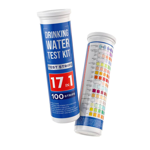 Bestprod All-New 20 in 1 Drinking Water Testing Kit 120 Strips, Home Tap and Well Water Test Kit for Hardness, Lead, Iron, Copper, Chlorine, Fluoride