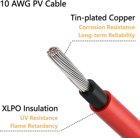 Solar Parallel Connector Y Splitter 1Y3 10 AWG Solar Cable Connector