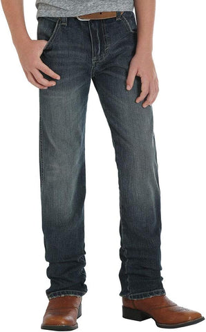 Wrangler Boys' Retro Slim Fit Straight Leg Jean