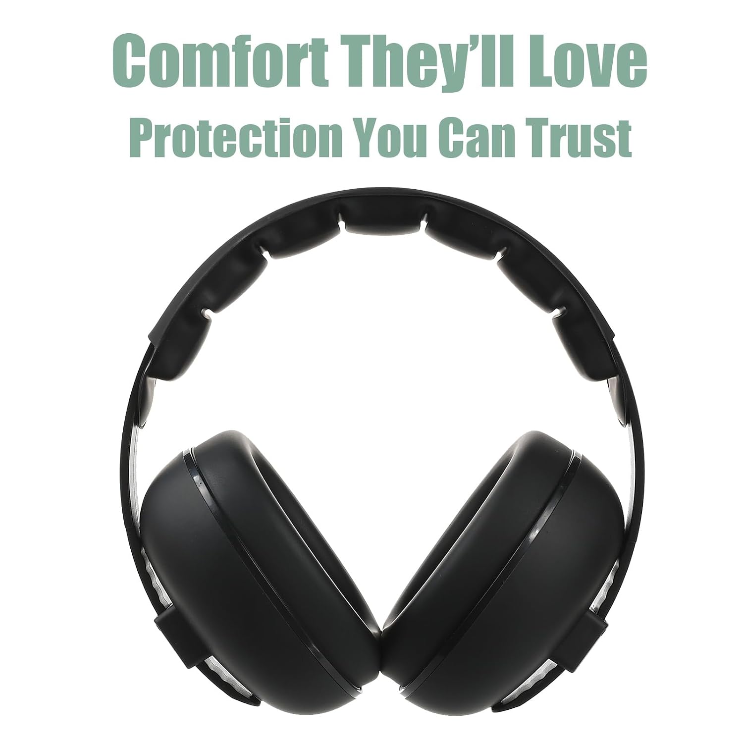 Funbliss Baby Ear Protection Noise Cancelling Headphones, Black