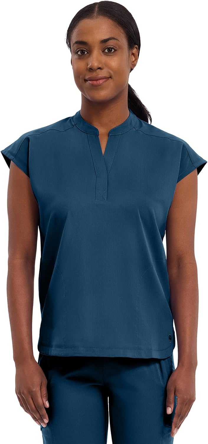 Healing Hands Purple Label Women's Scrub Top with Dolman Sleeves 2 Pockets