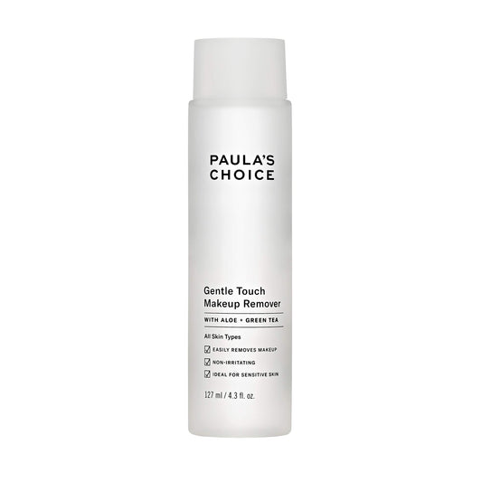 Paula's Choice Gentle Touch Oil Free Waterproof Makeup Remover, Aloe & Green Tea, Non-Irritating, 4.3 Ounce