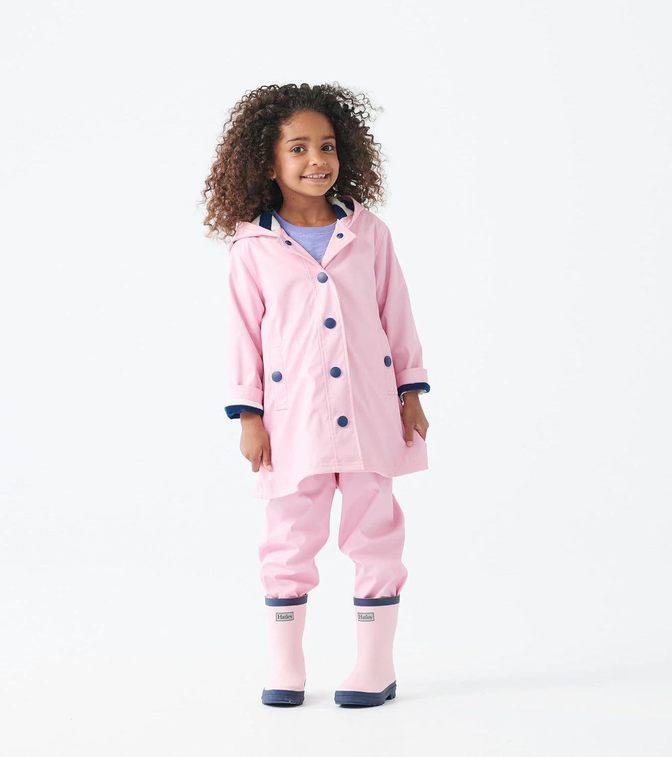 Hatley unisex-child Kids Button-up Rain Jacket