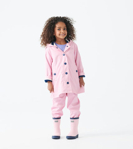 Hatley unisex-child Kids Button-up Rain Jacket