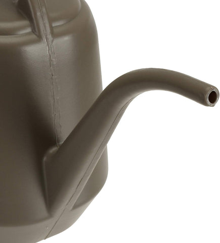 Fasmov Plastic Watering Can, 1-Gallon, Deep Gray
