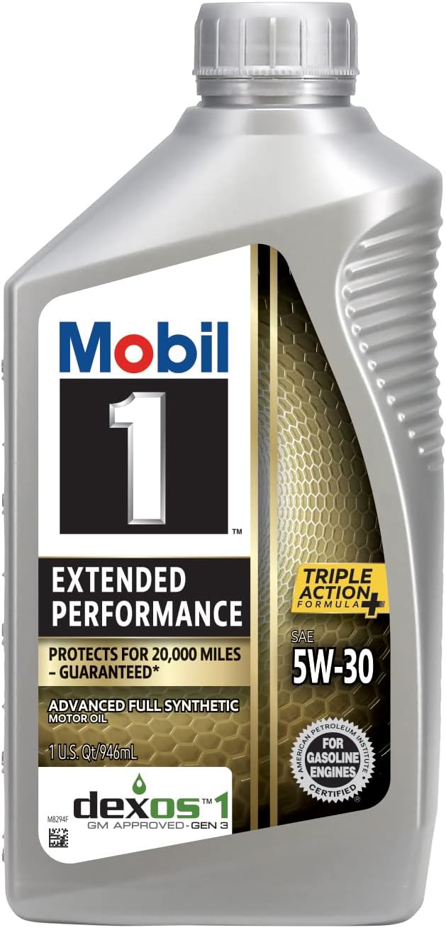 Mobil 1 Extended Performance Full Synthetic Motor Oil 5W-30, 1 QT (6 Pack)