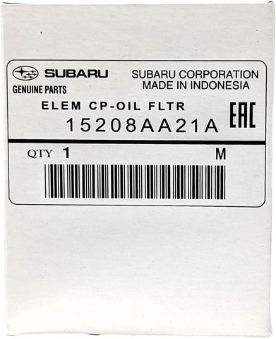 Subaru Engine Oil Filter & Crush Washer Kit (1, 2, 3, 6, 12 pks available) Outback Legacy Impreza Forester XV Crosstrek Ascent 15208AA21A 803916010 (1 Pack)