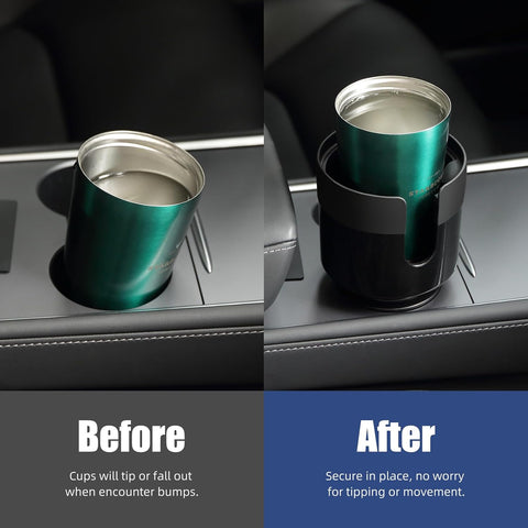 TYKOR Car Cup Holder Expander, Extender for Car with Adjustable Base