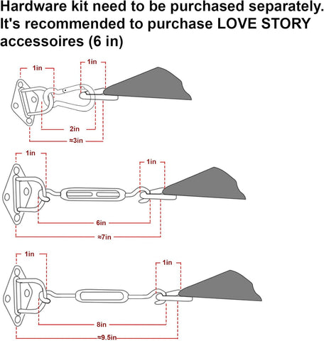 LOVE STORY 6.5' x 10' Rectangle Sun Shade Sail for Outdoor Patio, Dark Grey