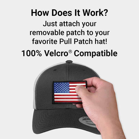Pull Patch Tactical Snapback Trucker Hat Curved Bill Cap for Morale Patches