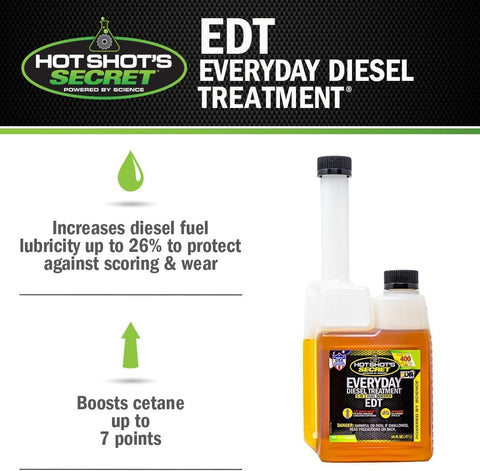 Hot Shot's Secret Everyday Diesel Treatment EDT, 16 oz 5-Pack