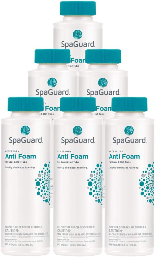 SpaGuard Spa Anti-Foam for Spas & Hot Tubs, 1 Pint, Single Pack