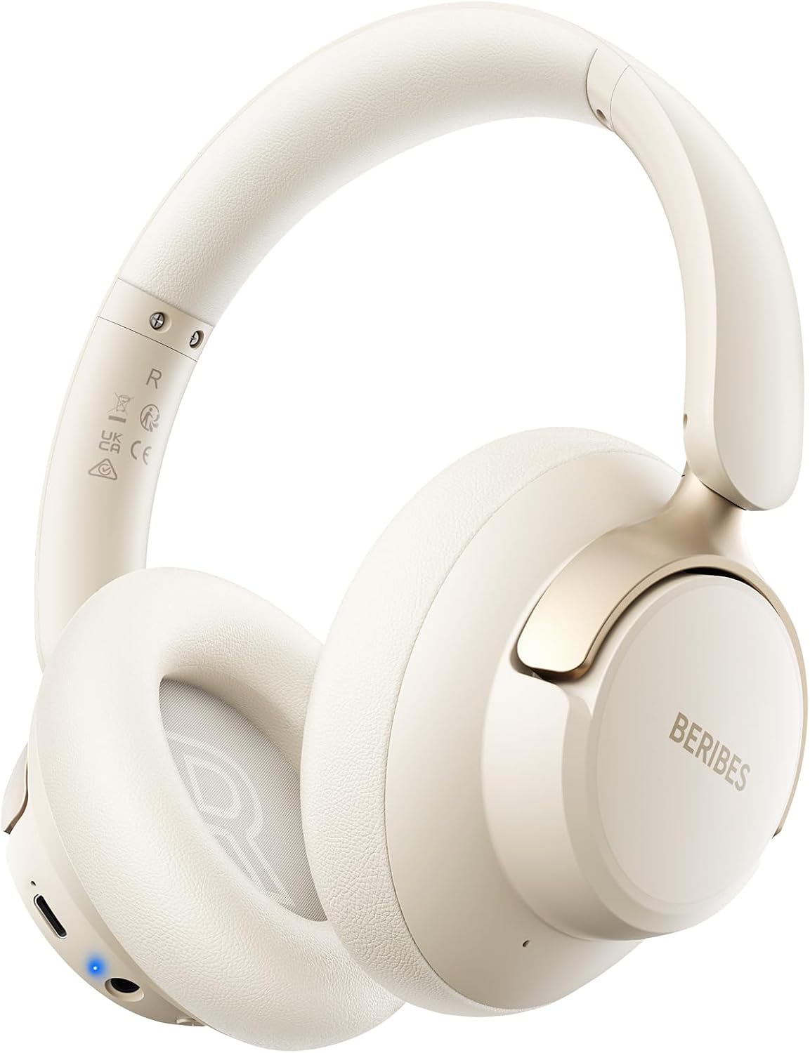 BERIBES Hybrid Active Noise Cancelling Headphones Wireless Over Ear 70Hours