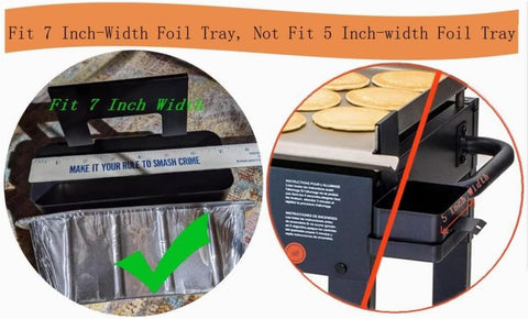 50-Pack Firsgrill Professional Fits Blackstone 17" 22" 28" 30"36" Griddle Grease catcher Cup Liners 8" L *3.75" W* 3"H
