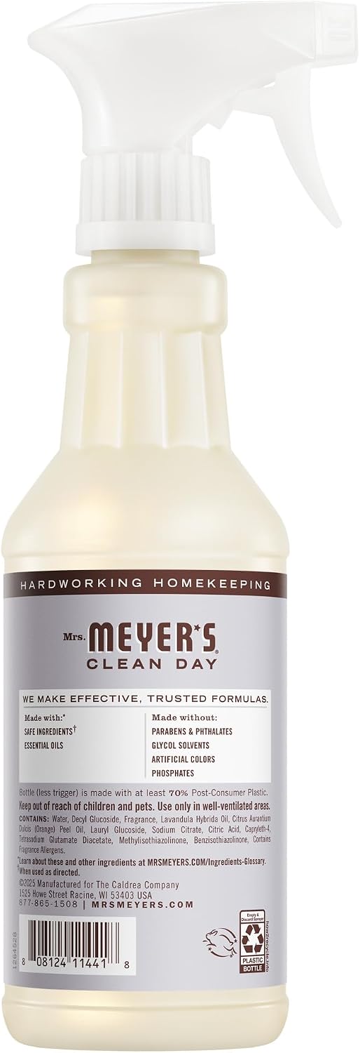 MRS. MEYER'S CLEAN DAY Multi-Surface Cleaner, Lavender, 16 fl oz, 3 Pack