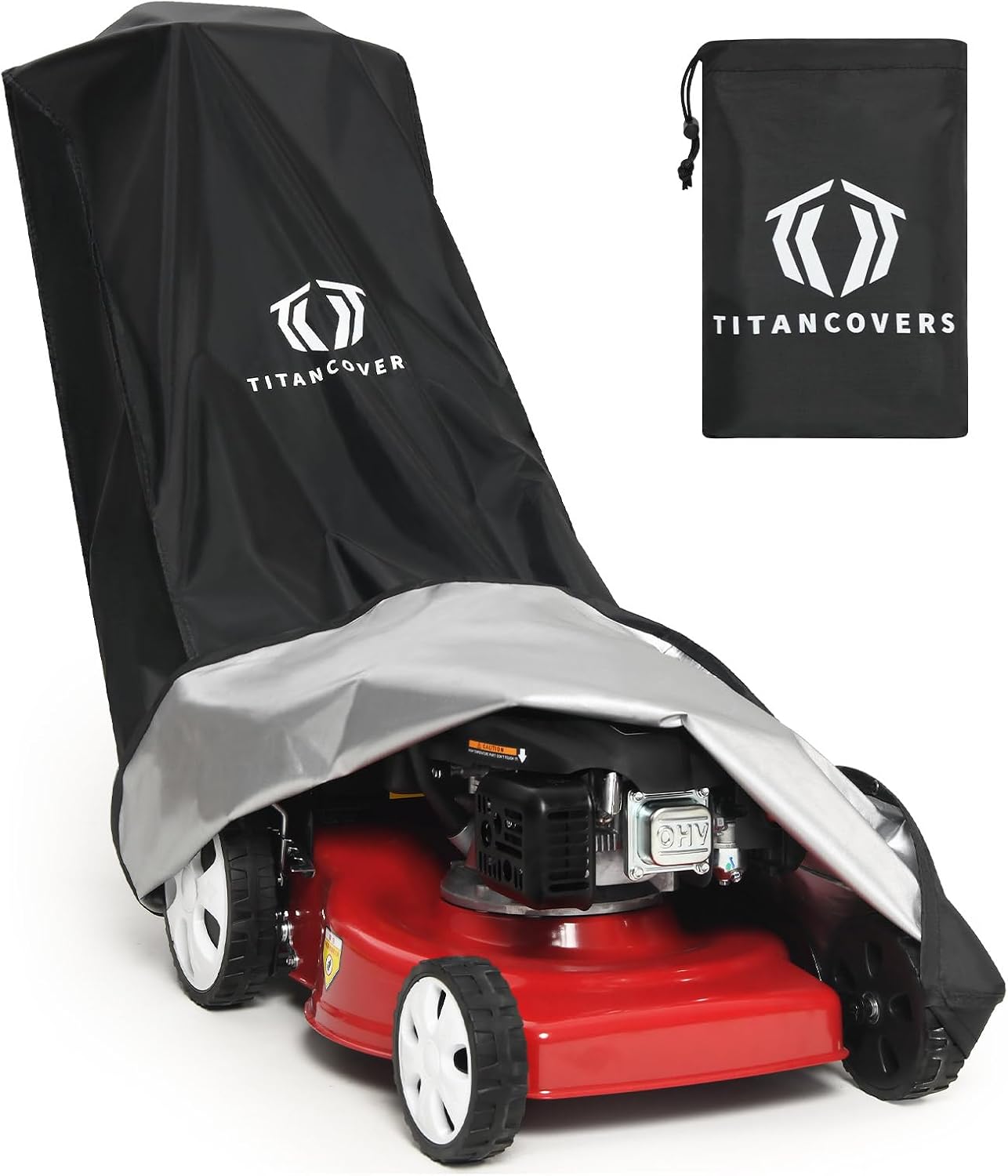 Push Lawn Mower Cover, Waterproof Lawnmower Covers for Outdoor