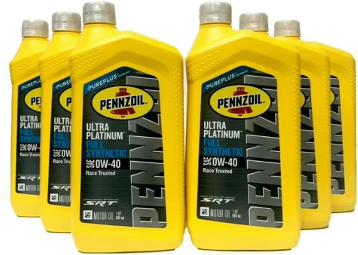 Mopar Chrysler Dodge Jeep Penzoil Ultra Platinum Full Synthetic 0W-40 7 Qts.