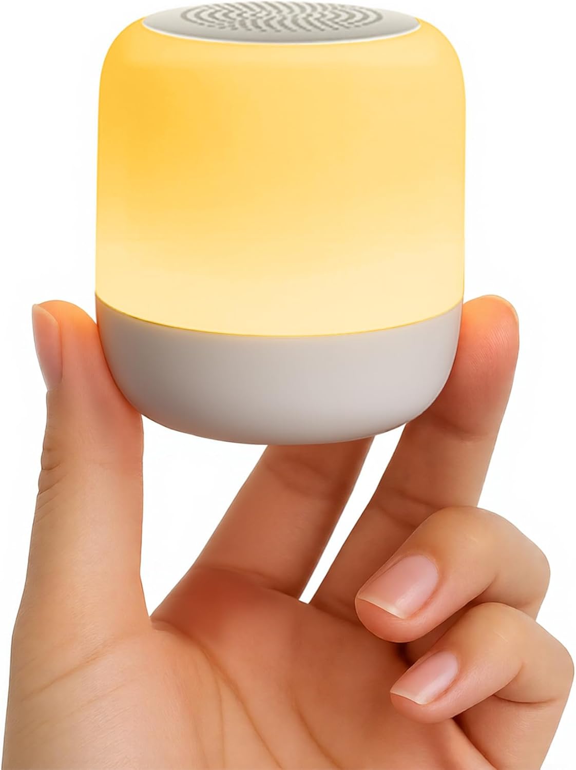 Babelio Pocket Glow White Noise Machine for Travel, 9-Color Light