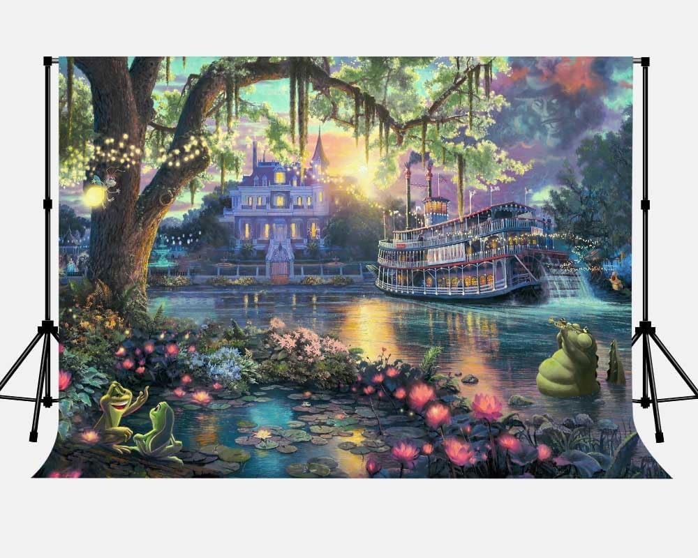 Palace Photography Background Fairy Tale Prince Princess Happiness Frog Castle Photography Background Studio Props (9x6ft)