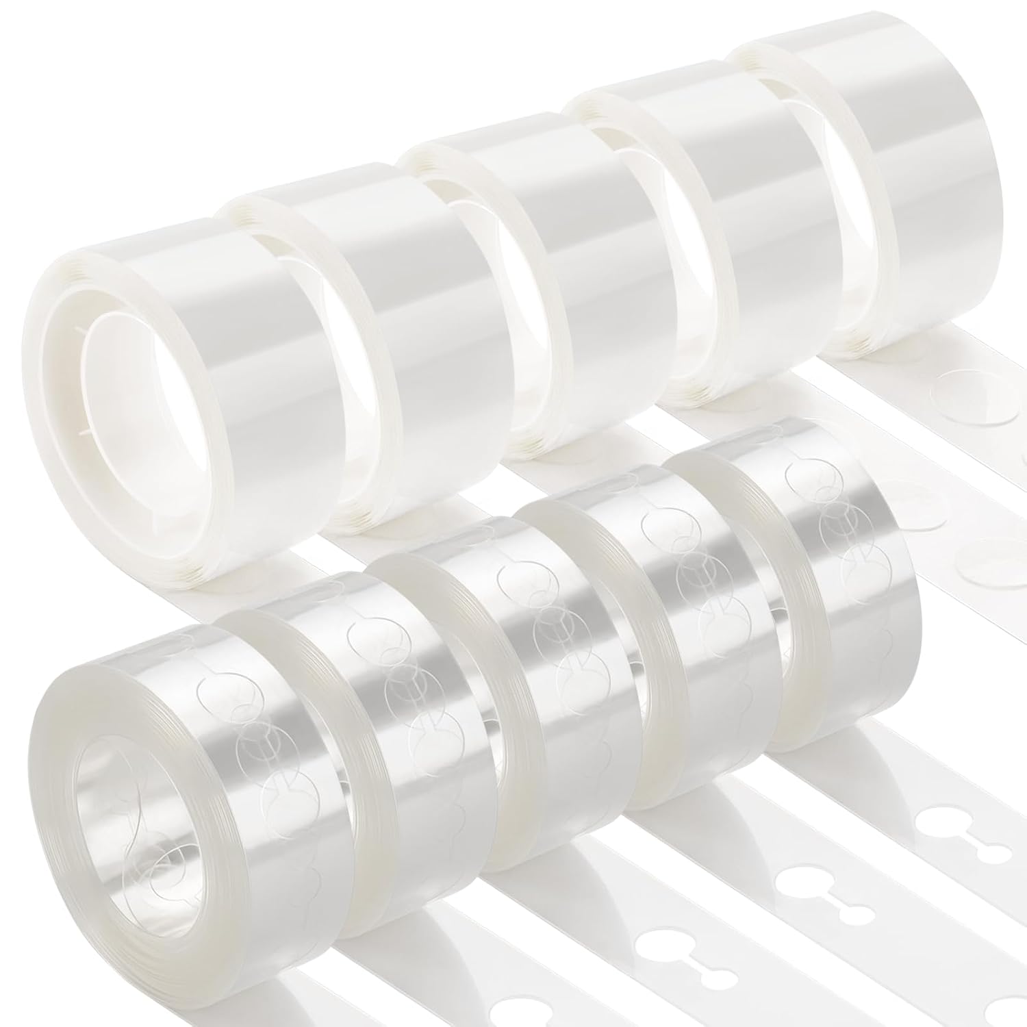 KICNIC Balloon Arch Strip Kit, 82 ft Tape Strips, 500 Glue Point Dots