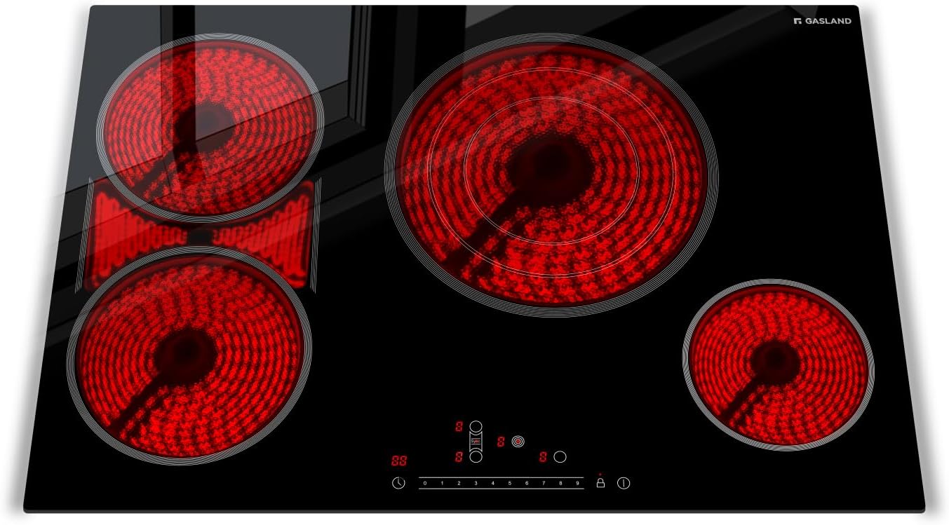 GASLAND Electric Cooktop 30 Inch, 4 Burners with Bridge Element, 220V