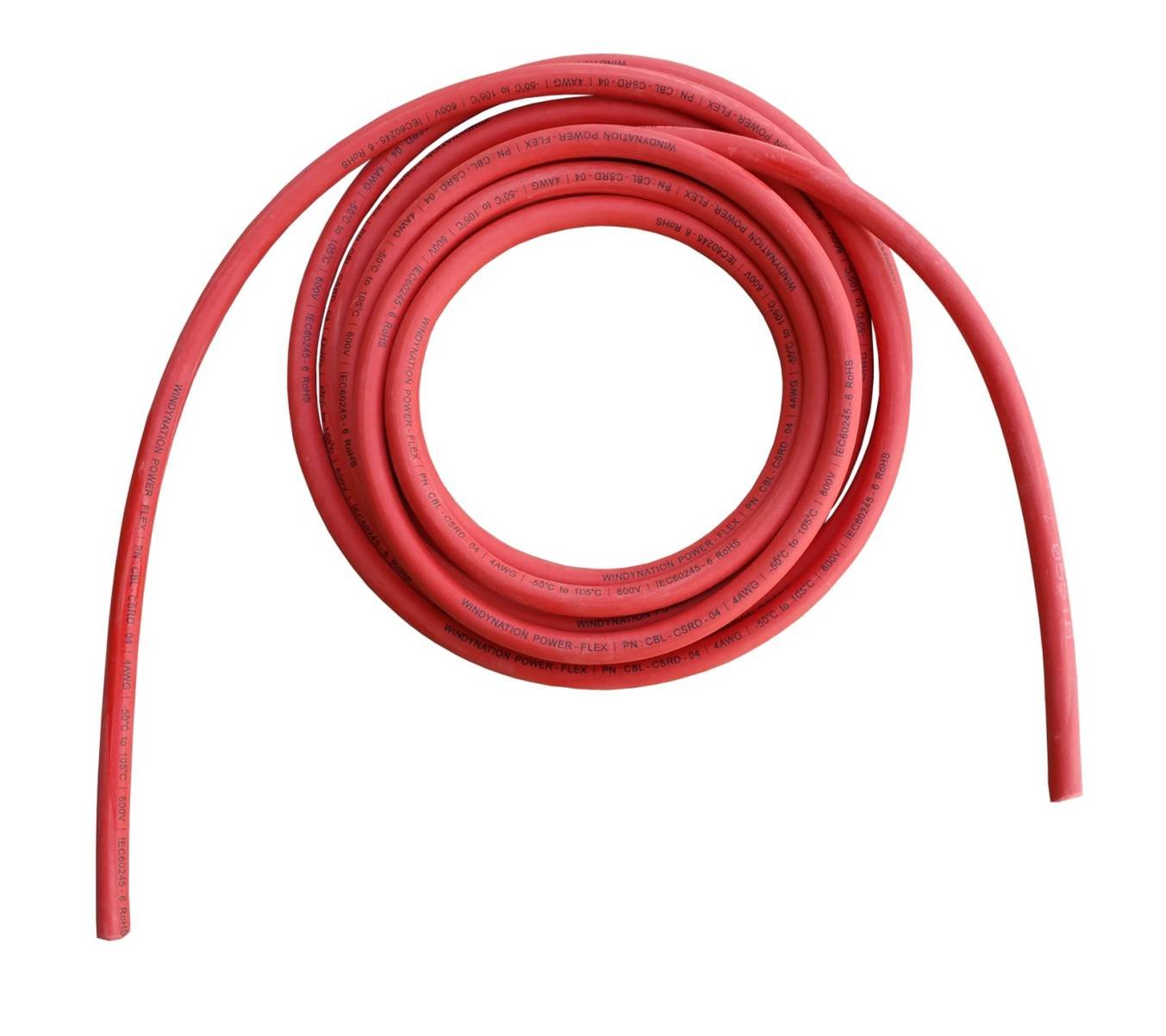 6 Gauge 6 AWG 10 Feet Black + 10 Feet Red Welding Battery Pure Copper Flexible Cable Wire - Car, Inverter, RV, Solar