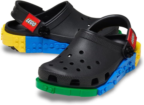 Crocs Unisex-Adult Classic LEGO System Clogs, LEGO Shoes for Women and Men