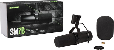 Shure SM7B Dynamic Vocal Microphone for Podcasting & Streaming