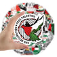 100pcs Free Palestine Stickers Freedom Vinyl Palestine Stickers for Water Bottles Laptop Skateboard for Adult Teens