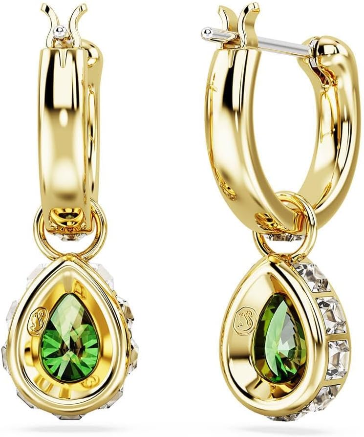 Swarovski Chroma Crystal Earring Collection, Gold Tone Finish Setting