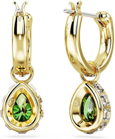Swarovski Chroma Crystal Earring Collection, Gold Tone Finish Setting