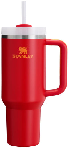 Stanley Quencher H2.0 Tumbler with Handle & Straw 40 oz | Twist On 3-Way Lid | Cupholder Compatible for Travel | Insulated Stainless Steel Cup | BPA-Free | Chili