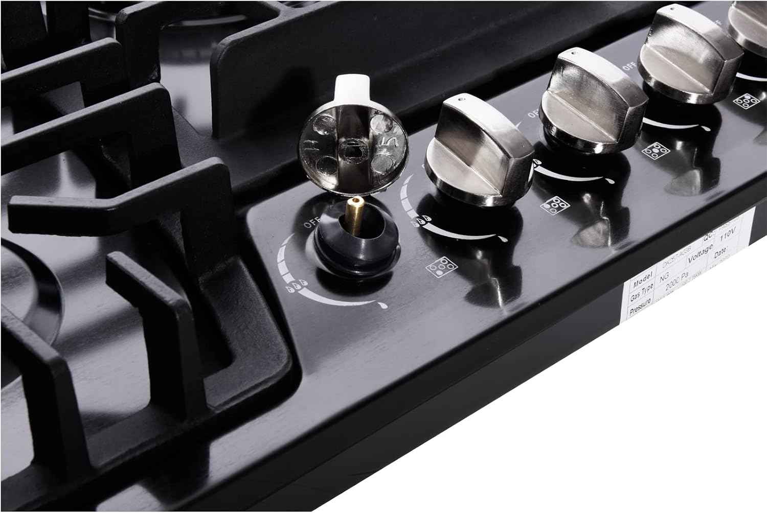30 Inch Gas Cooktop Dual Fuel Sealed 5 Burners Stainless Steel Gas Cooktop Gas Hob DK257-A03B Gas Cooker