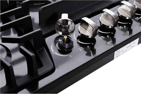 30 Inch Gas Cooktop Dual Fuel Sealed 5 Burners Stainless Steel Gas Cooktop Gas Hob DK257-A03B Gas Cooker