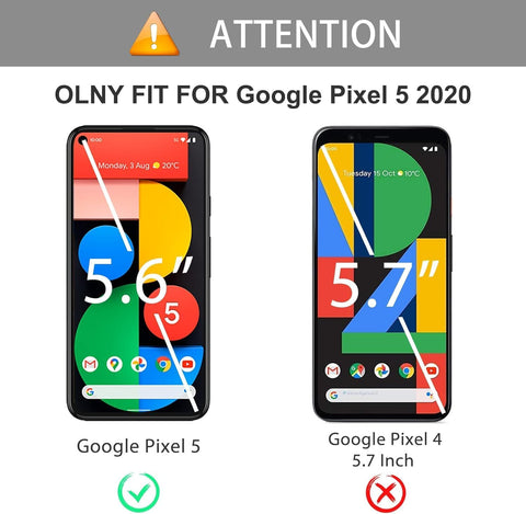 OMOTON [3 Pack Screen Protector for Google Pixel 5 - Tempered Glass/Case Friendly/Anti Scratch Screen Protector for Google Pixel 5