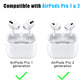 [3 Pairs] Replacement Ear Tips for Airpods Pro and Airpods Pro 2nd Generation with Noise Reduction Hole, Silicone Ear Tips for Airpods Pro with Portable Storage Box and Fit in The Charging Case(S/M/L)