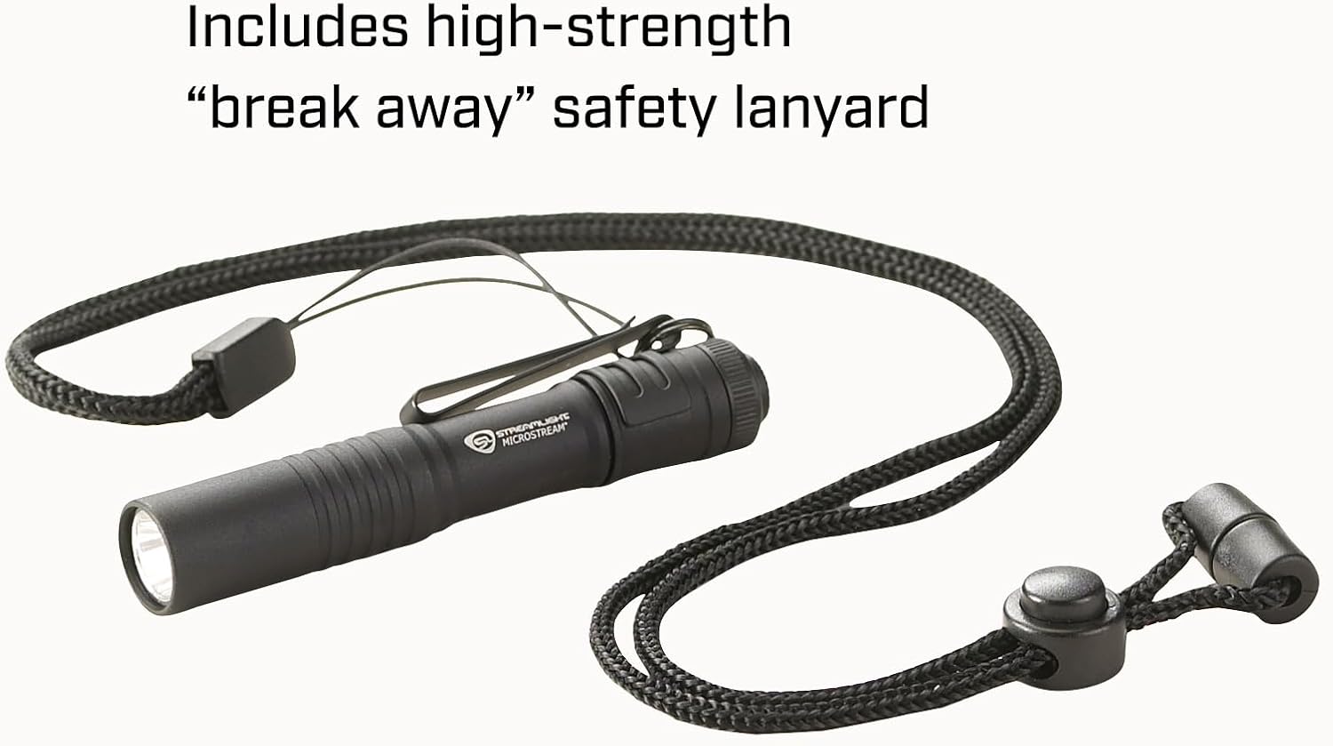Streamlight 66318 MicroStream Pocket Flashlight, Black