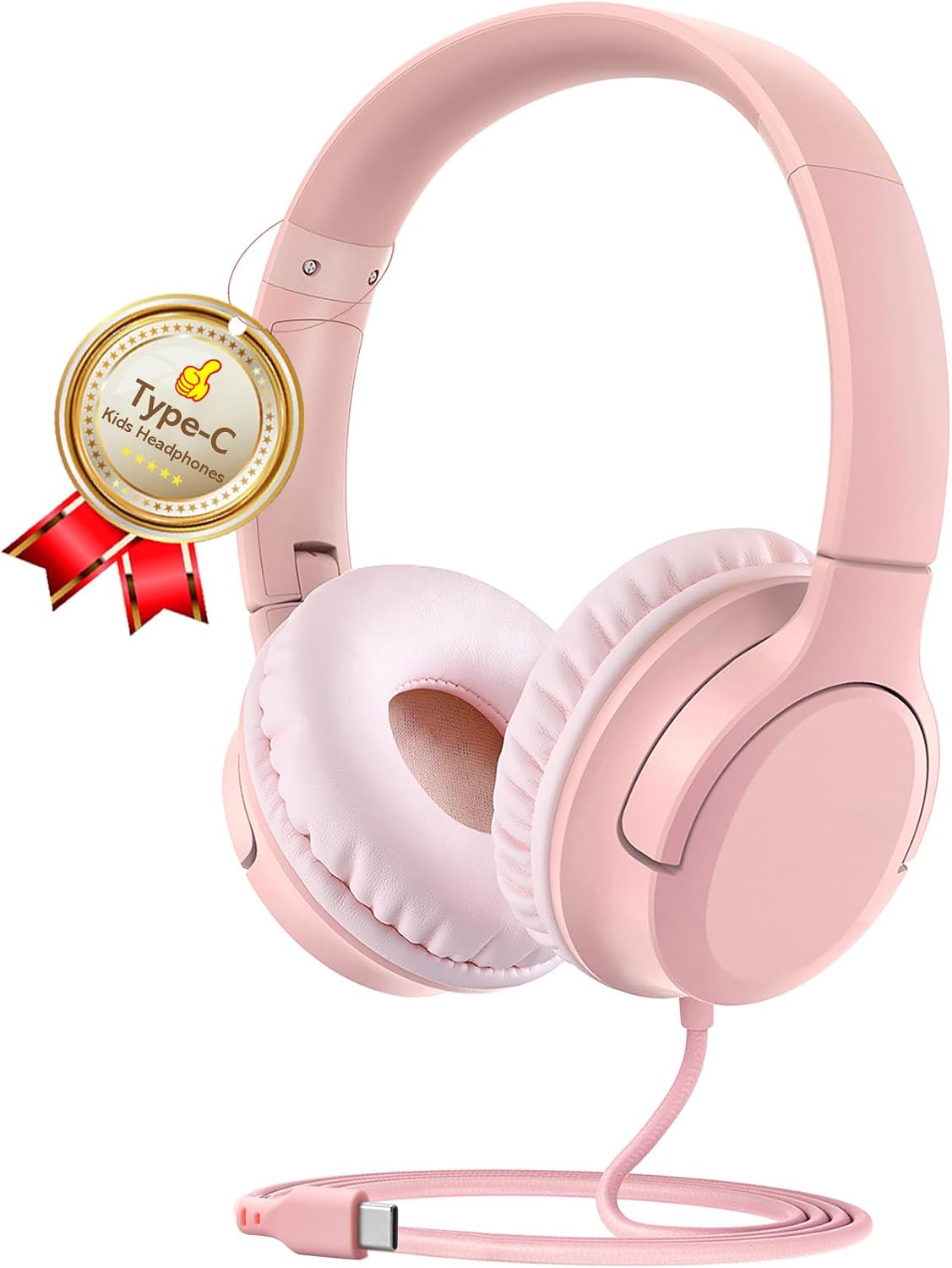 DyBaxa Kids Headphones, Wired On-Ear Foldable Headphones for Kids