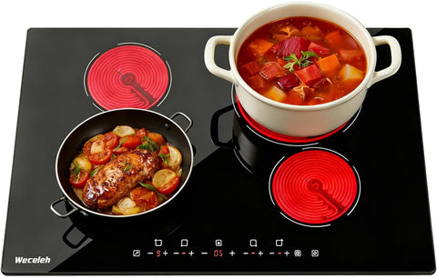 Electric Cooktop 30 Inch, 4 Burners Built-in Electric Stove Top
