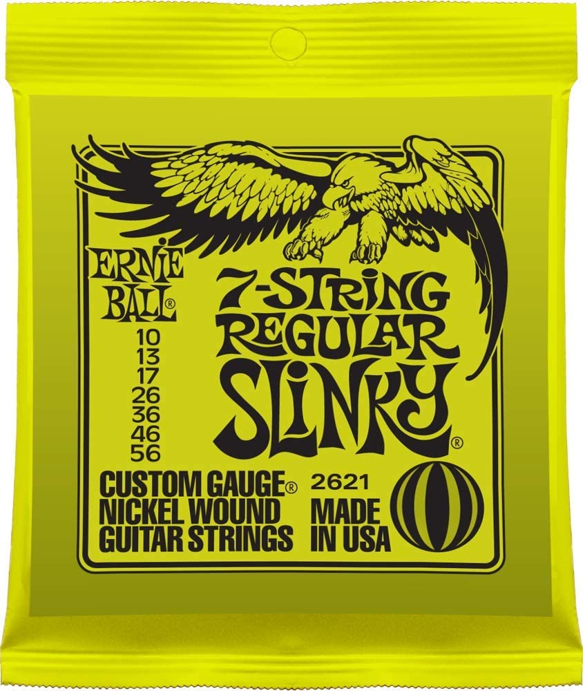 Ernie Ball Mighty Slinky Nickelwound Electric Guitar Strings 8.5-40 Gauge