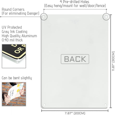 Please Deliver All Packages to Front Door Left Arrow - Bestylez Delivery Sign for Outdoor Use 12" * 8" (146)