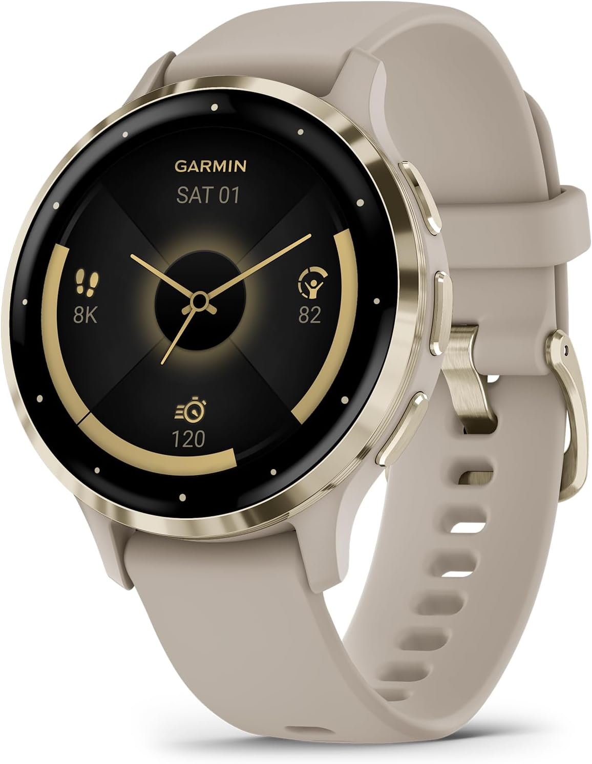 Garmin Venu® 3S, Premium Fitness Smartwatch, 41mm, French Gray